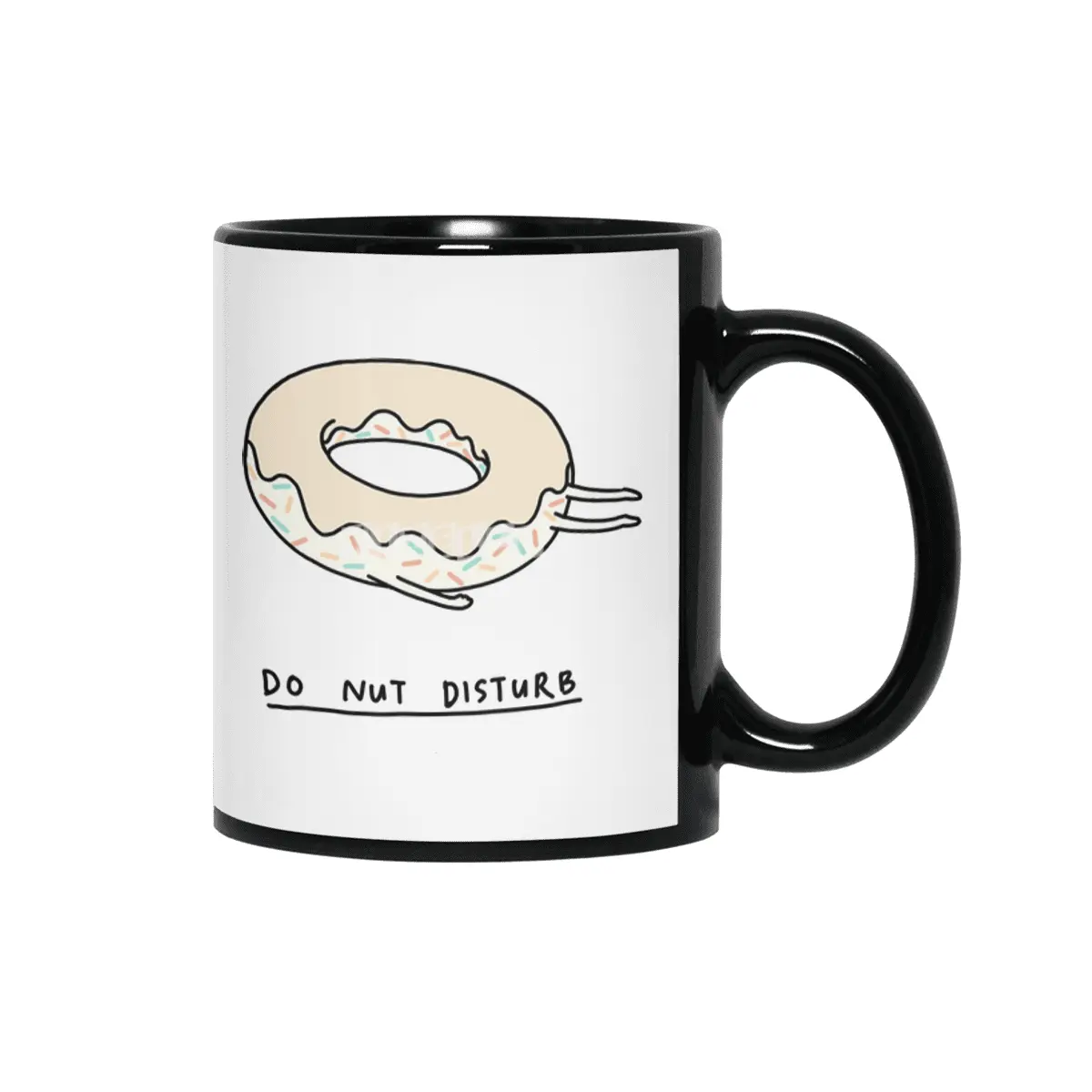 Do Nut Disturb Siyah Kupa