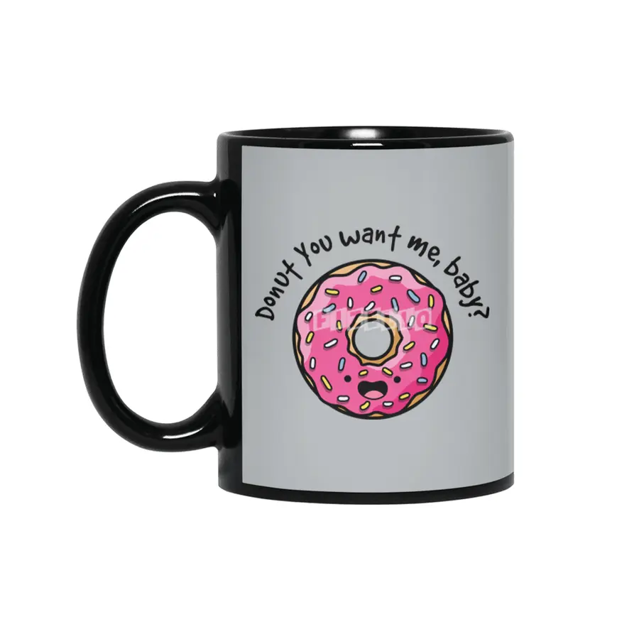 Donut You Want Me Siyah Kupa