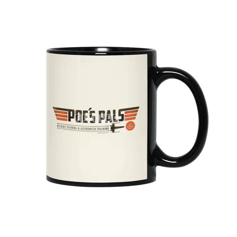 Poe's Pals Siyah Kupa