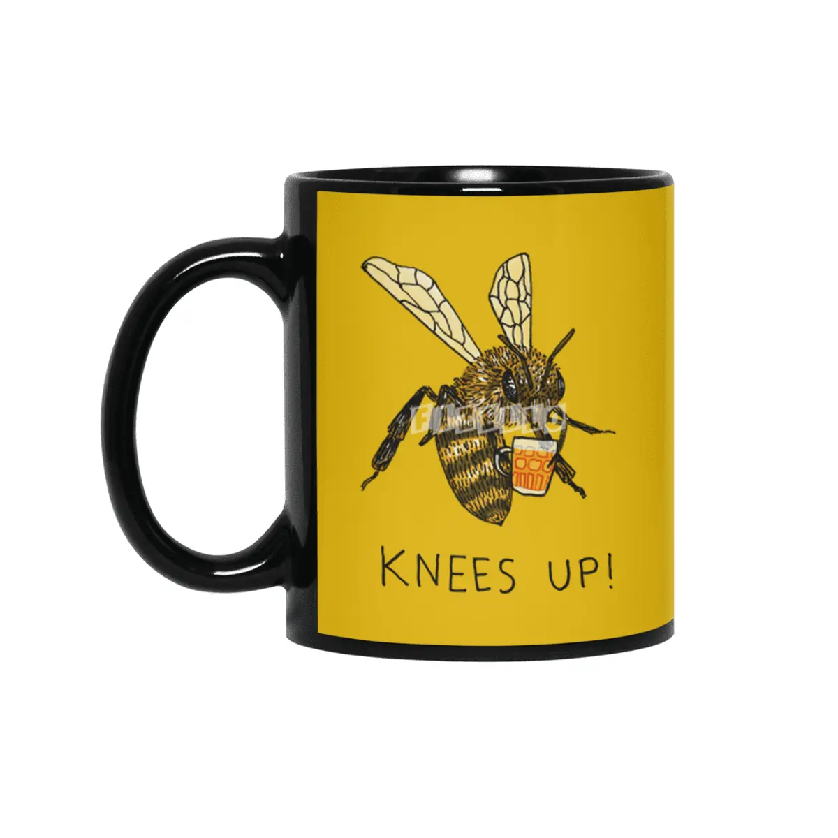 (Bees) Knees up Siyah Kupa