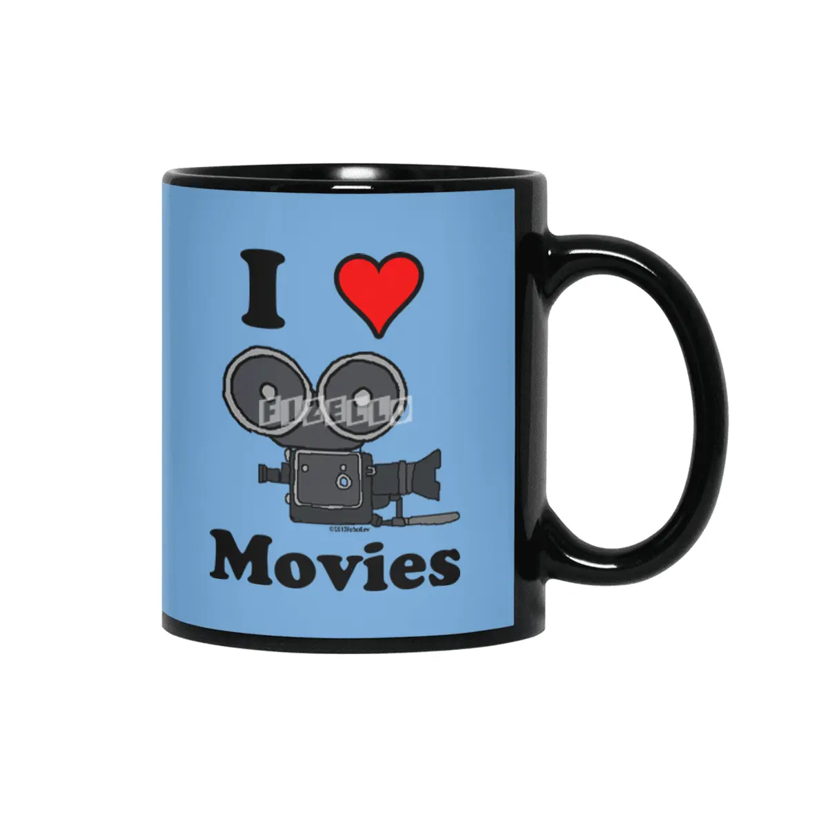 I Heart Movies Siyah Kupa