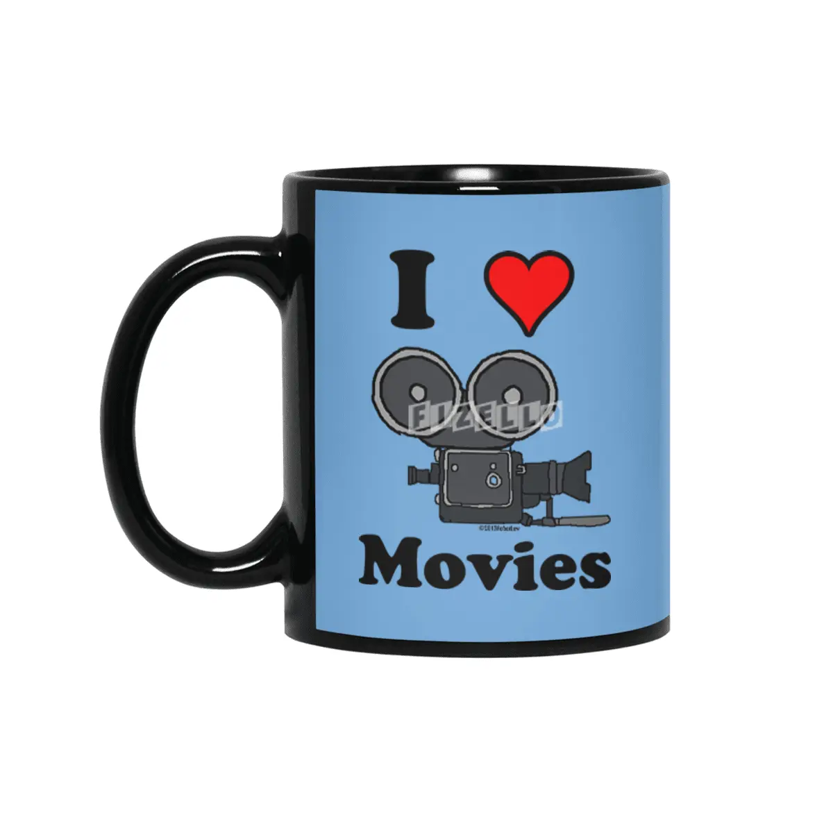 I Heart Movies Siyah Kupa