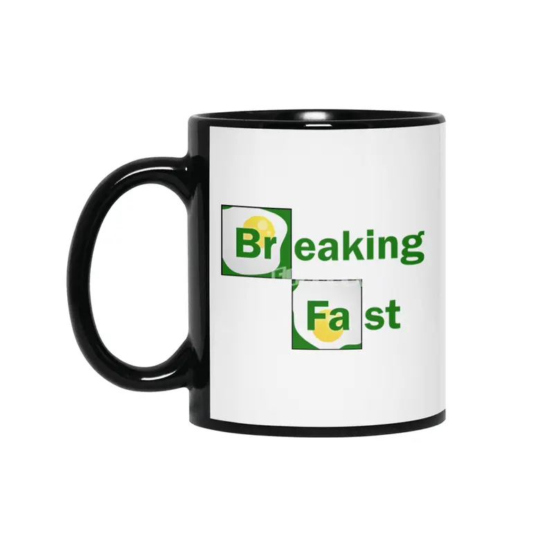 Breaking Fast Siyah Kupa