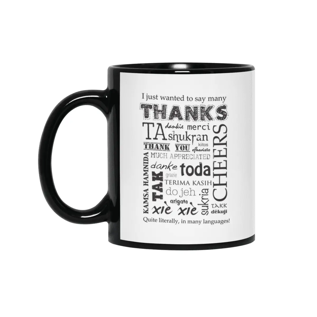 Many Thanks Siyah Kupa