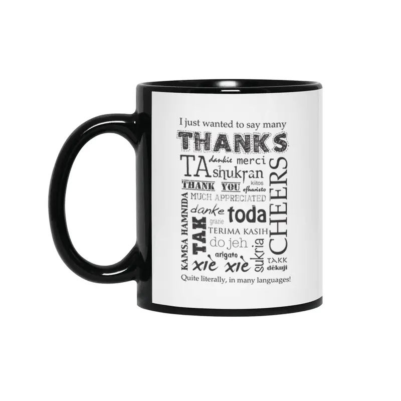 Many Thanks Siyah Kupa