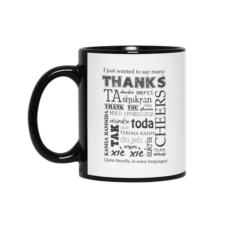 Many Thanks Siyah Kupa