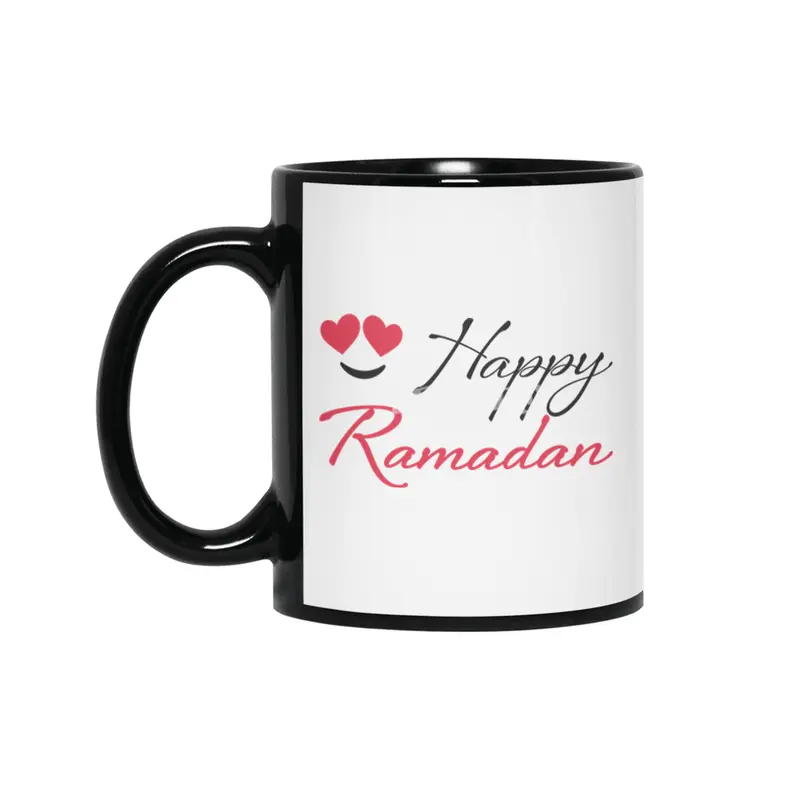 Funny RAMADAN Kareem T-Shirt | Calligraphy Islamic Tee Siyah Kupa