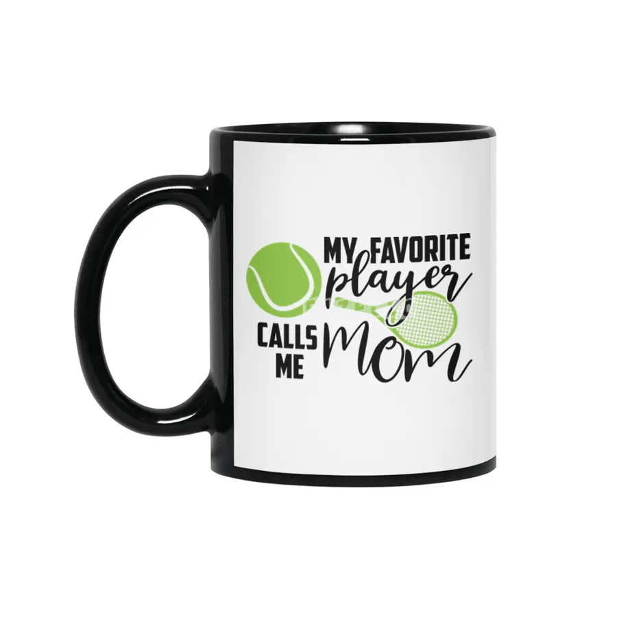 Amazing My Favorite Player Calls Me Mom Siyah Kupa