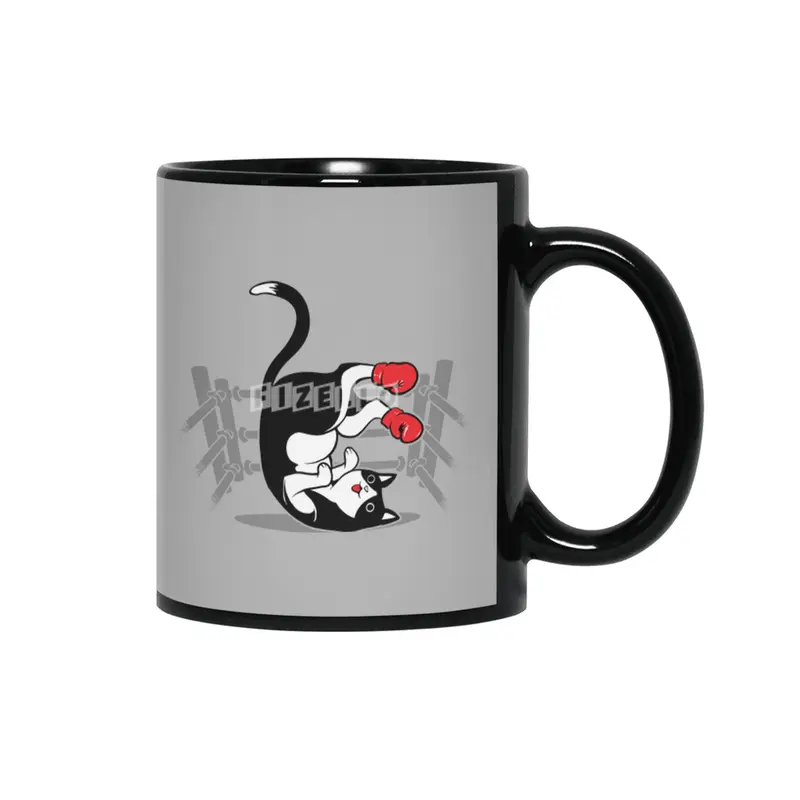 Boxer Cat Siyah Kupa