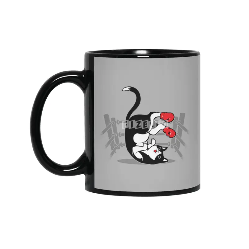 Boxer Cat Siyah Kupa