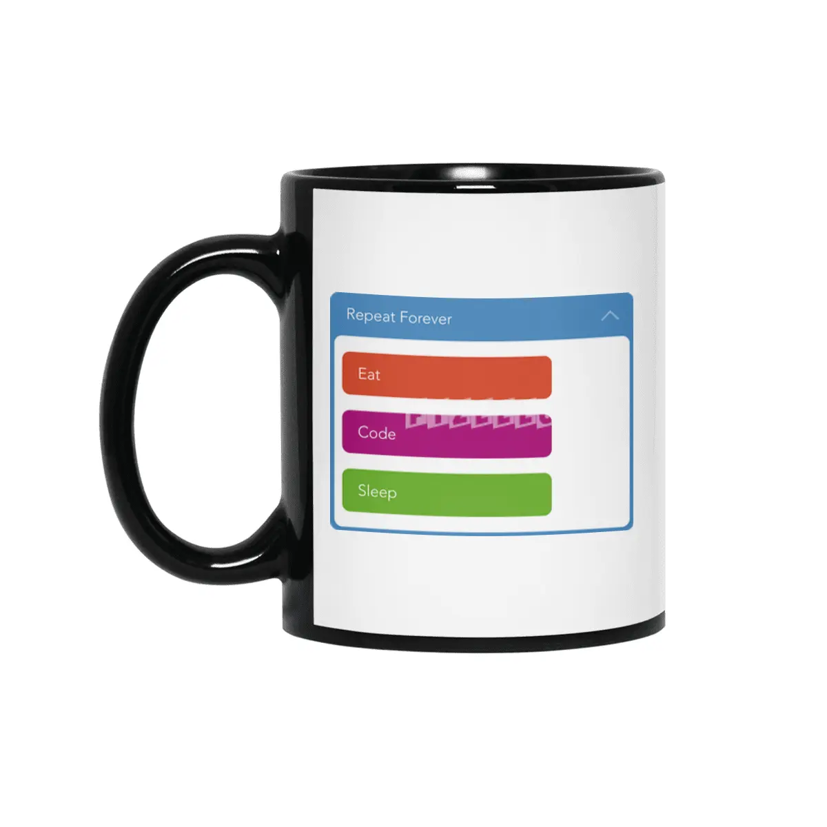 Learn, Code, Share, Repeat Siyah Kupa
