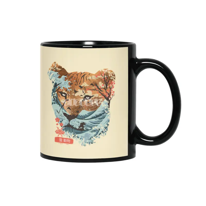 Spirit Animal Tiger Siyah Kupa