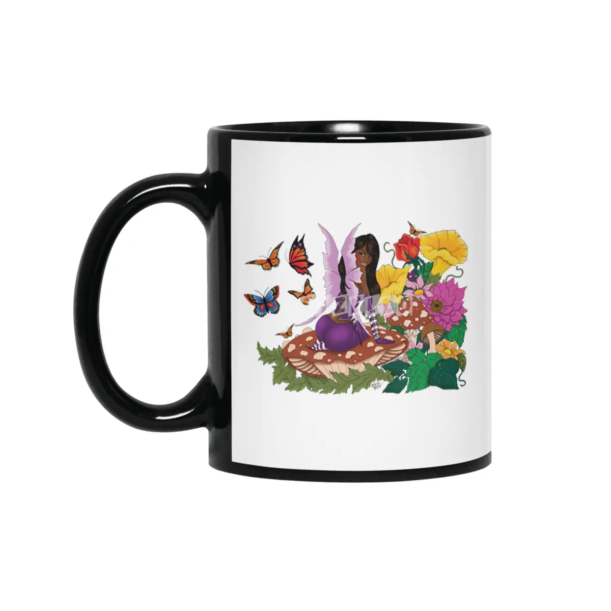 All in Bloom Fairy Siyah Kupa