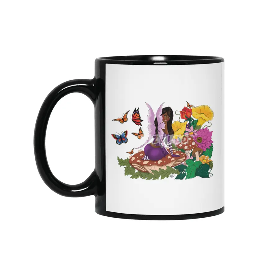 All in Bloom Fairy Siyah Kupa