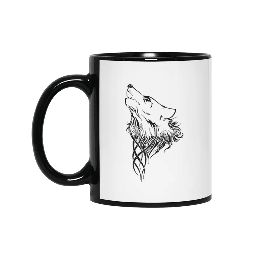 Tribal Wolf Siyah Kupa