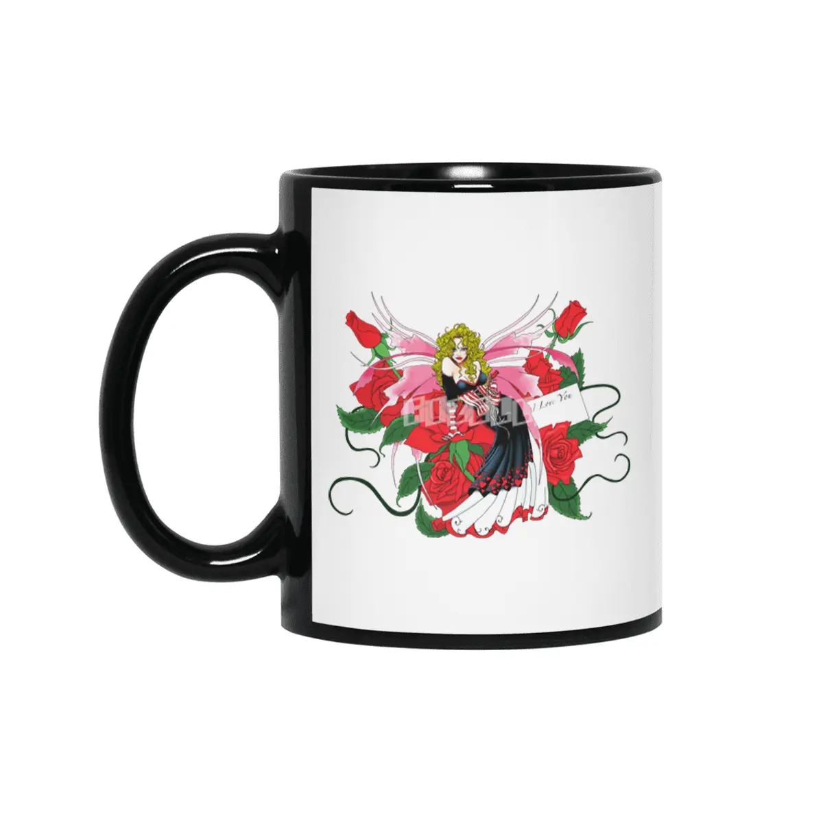 Valentine Siyah Kupa