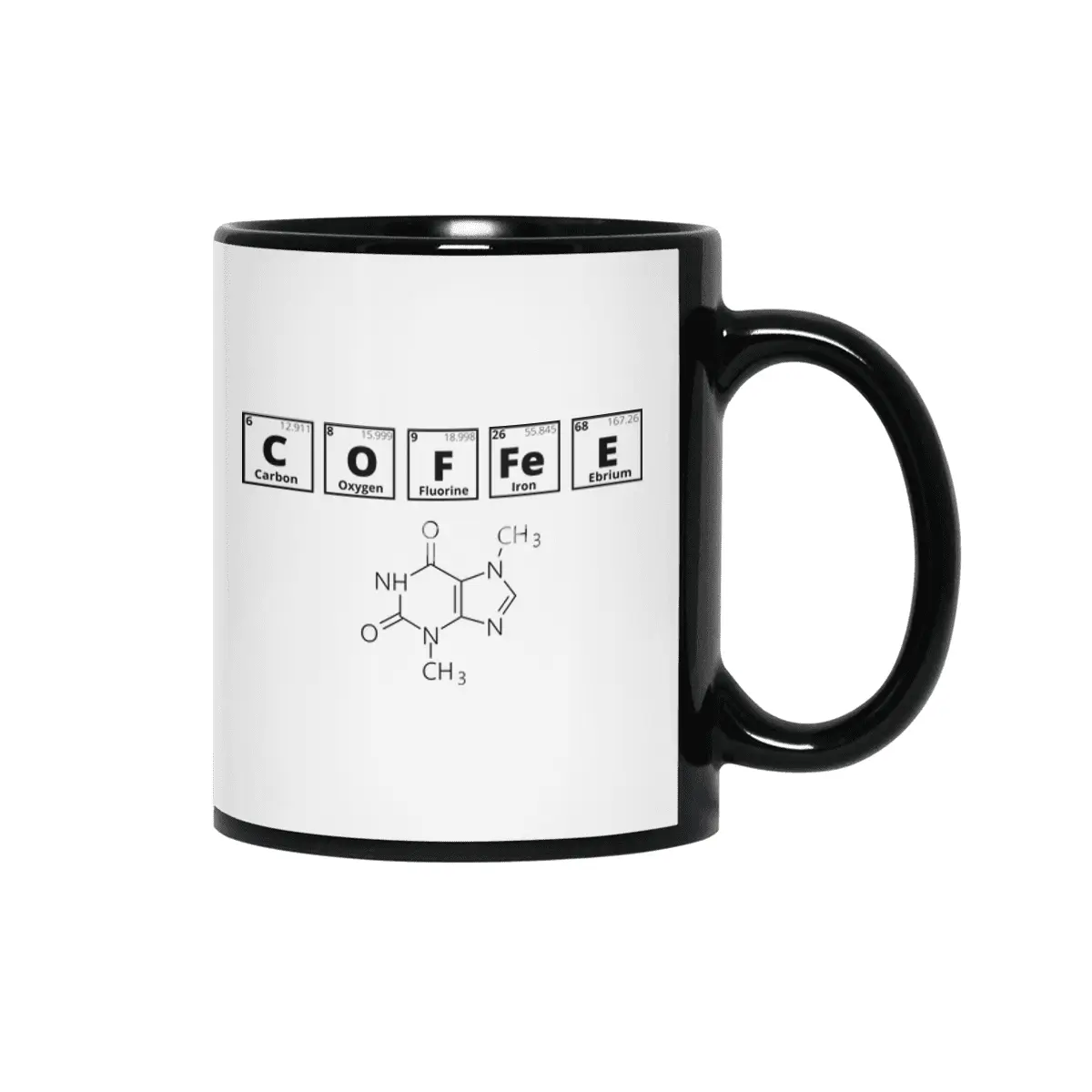 Coffee (Periodic Table Collection) Siyah Kupa