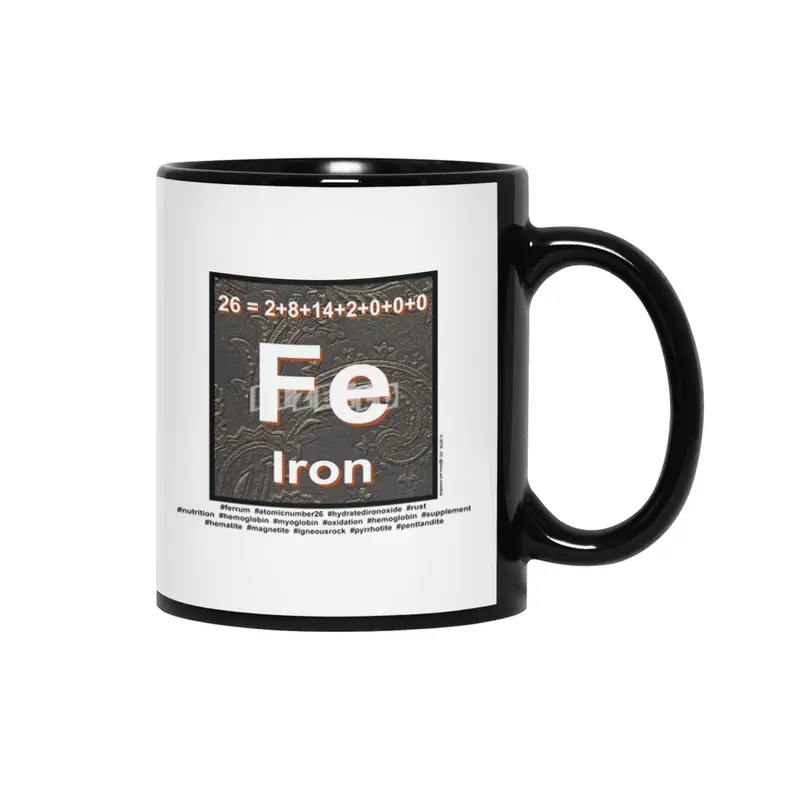 Iron (in color) Siyah Kupa