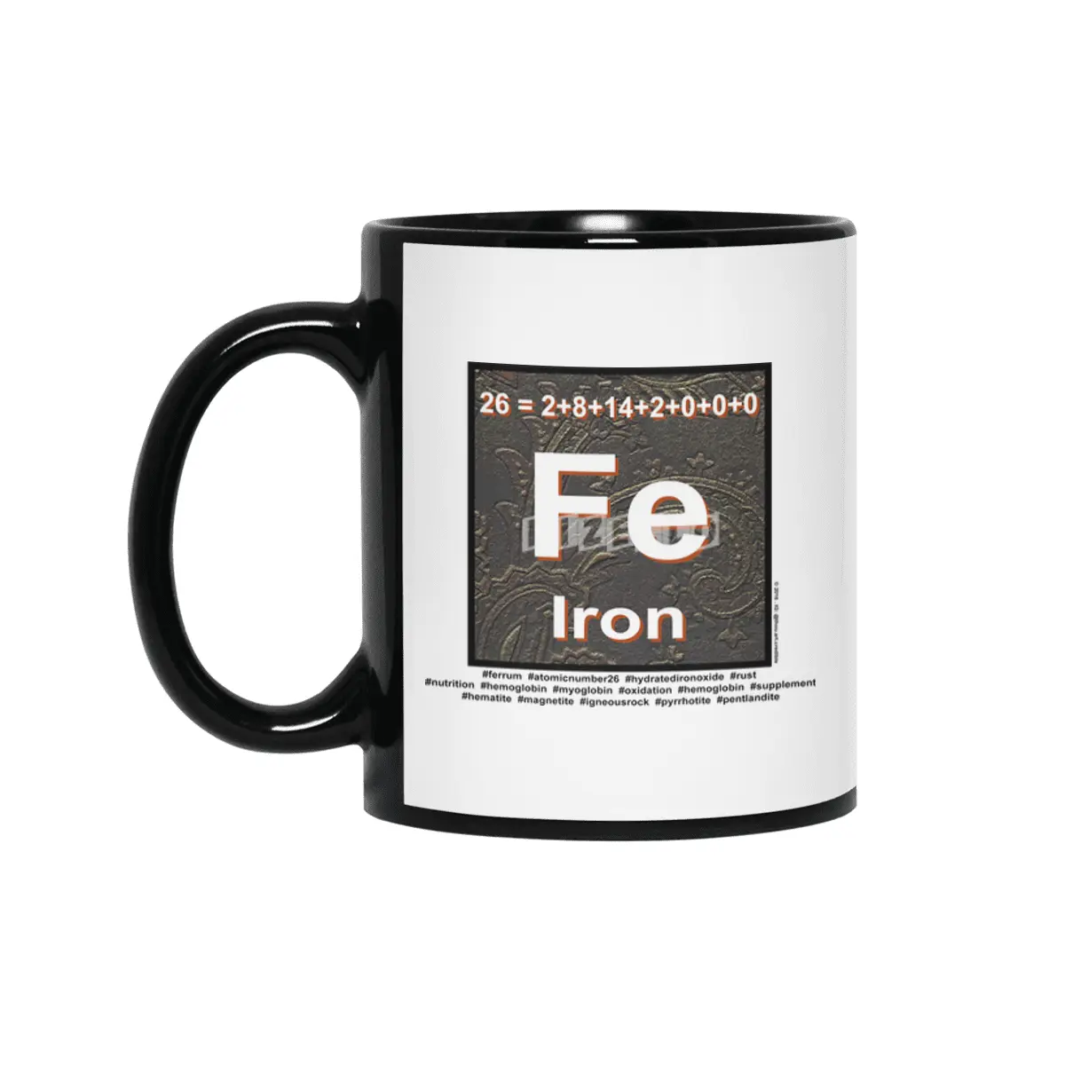 Iron (in color) Siyah Kupa