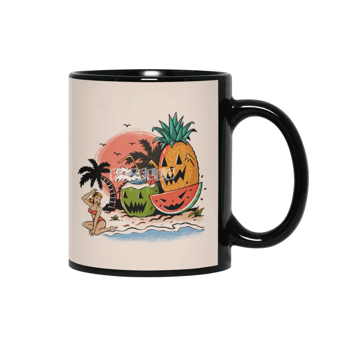 SPOOKY SHAKES Siyah Kupa