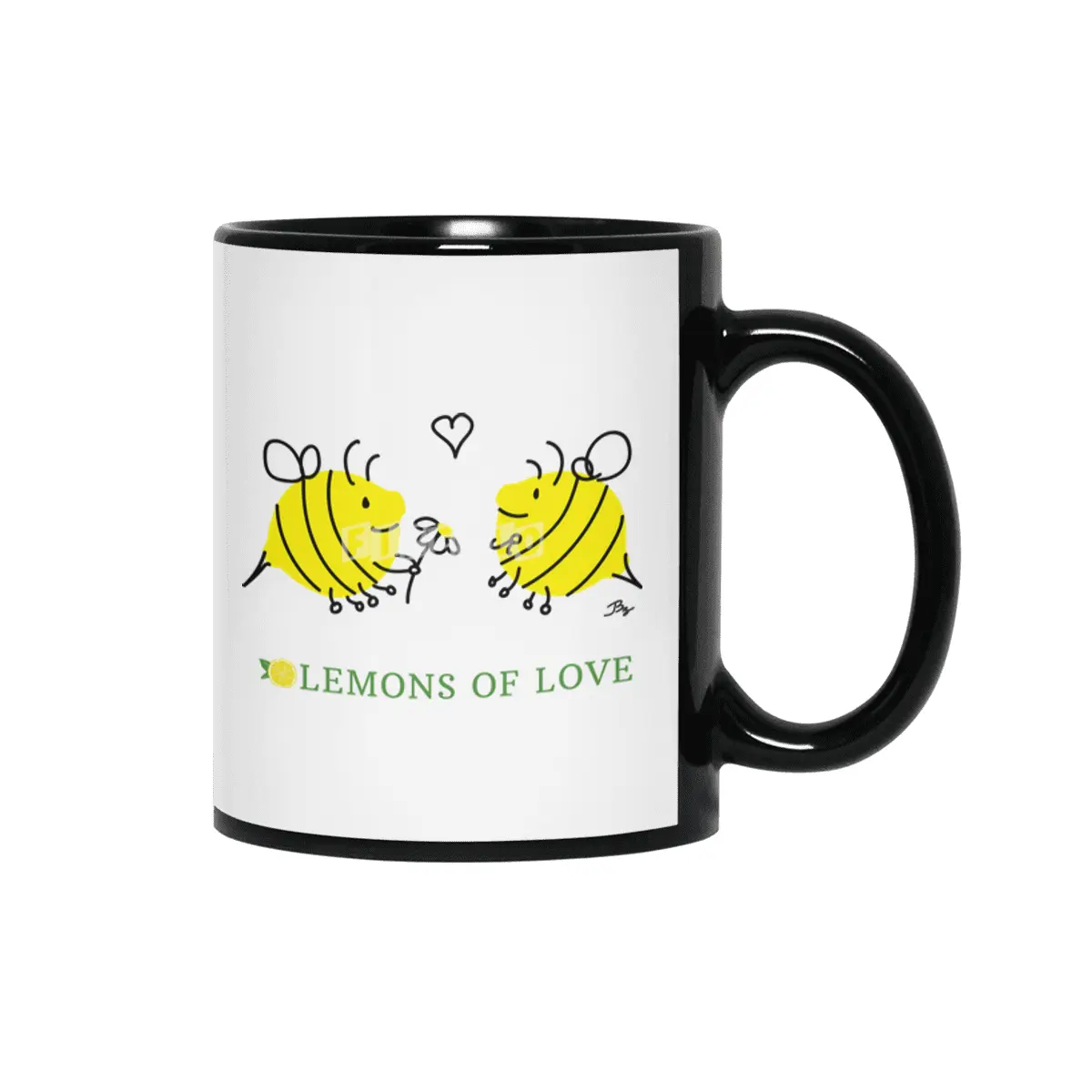 Lemons of Love Lembees Siyah Kupa