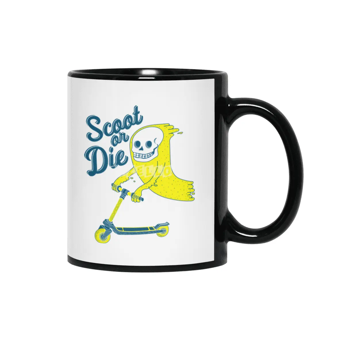 Scoot Or Die Siyah Kupa