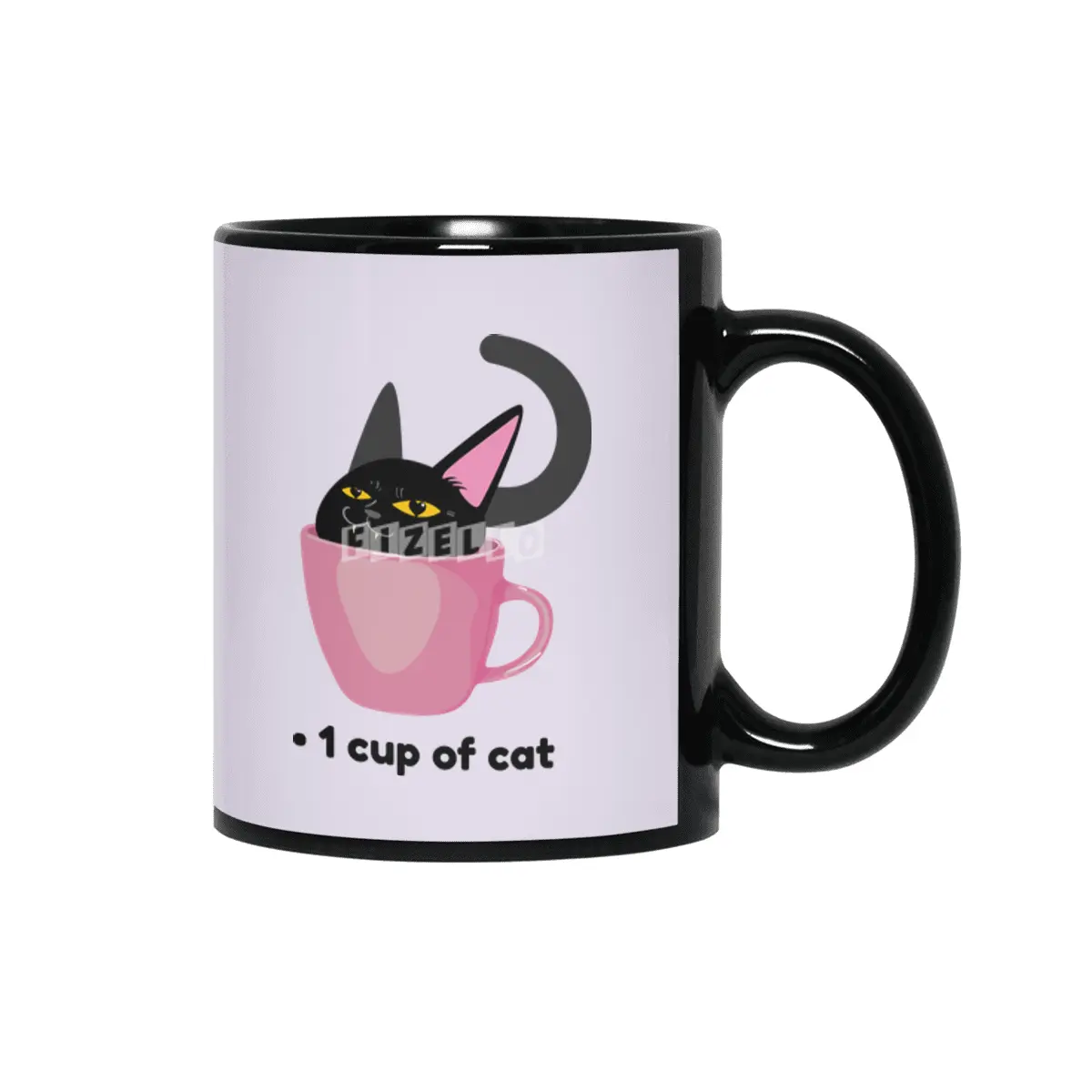 1 Cup Of Cat Siyah Kupa