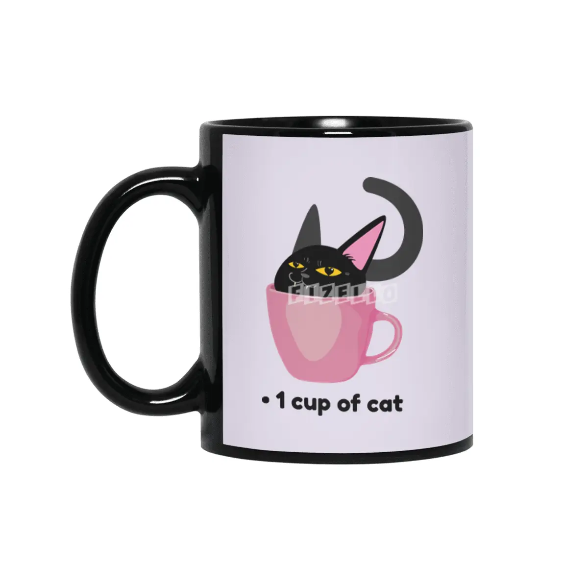 1 Cup Of Cat Siyah Kupa