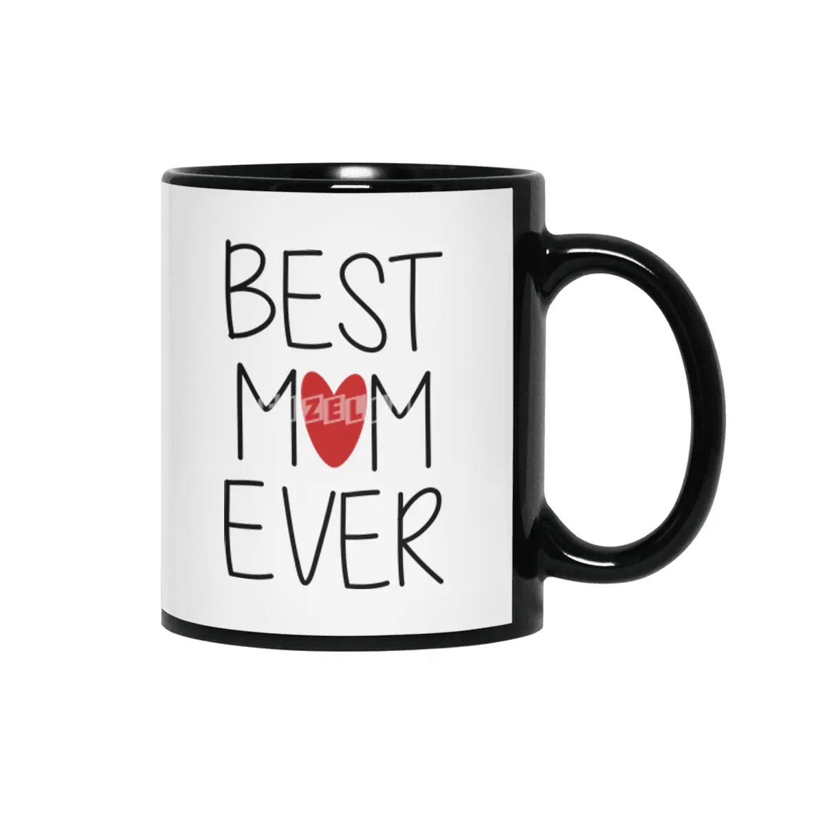 Best Mom Ever Siyah Kupa