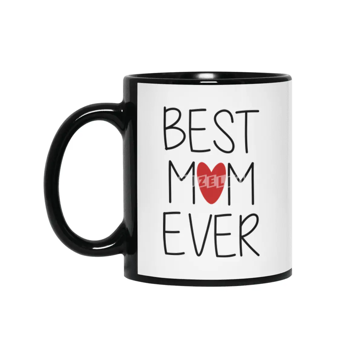 Best Mom Ever Siyah Kupa
