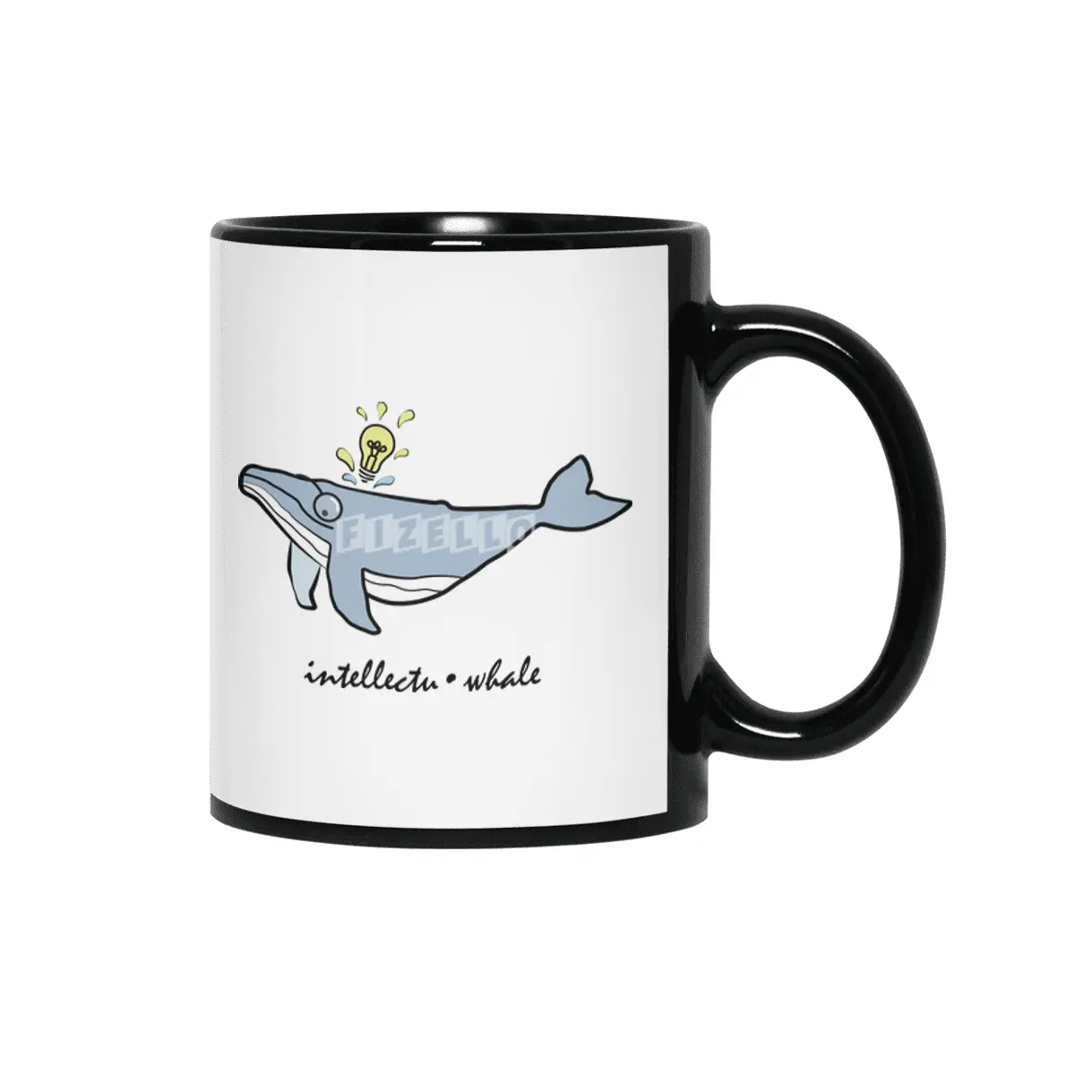 Intellectu-whale Siyah Kupa