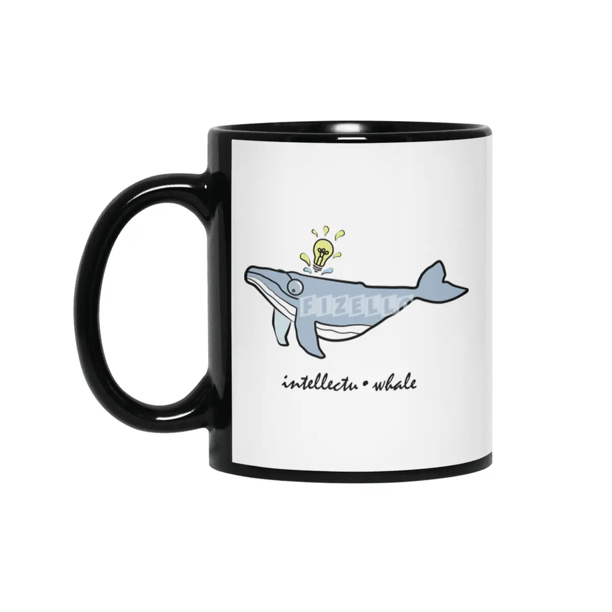 Intellectu-whale Siyah Kupa