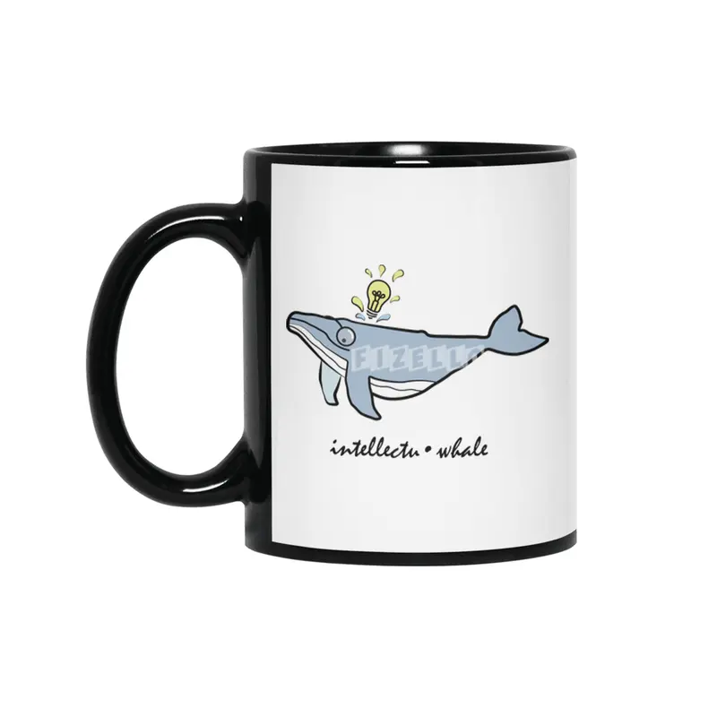 Intellectu-whale Siyah Kupa