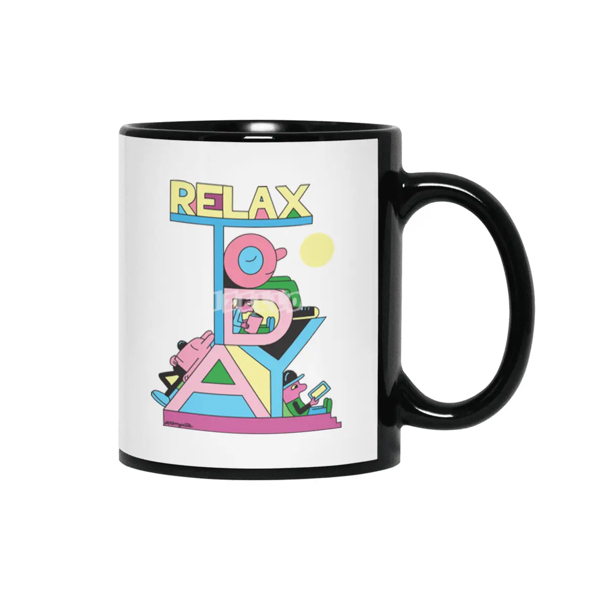 Relax Today Siyah Kupa