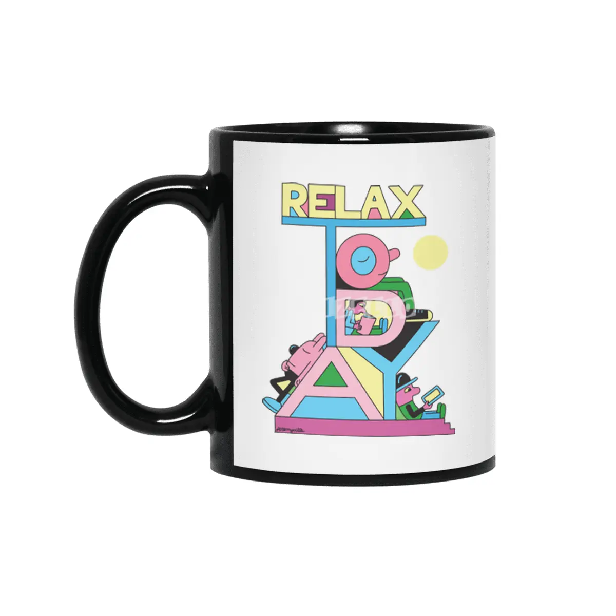 Relax Today Siyah Kupa