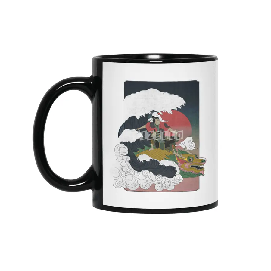 Surfing samurai Siyah Kupa