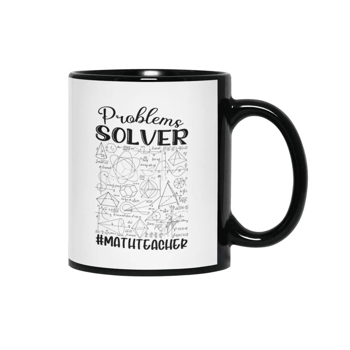 Math Teacher - Problem Solver Siyah Kupa