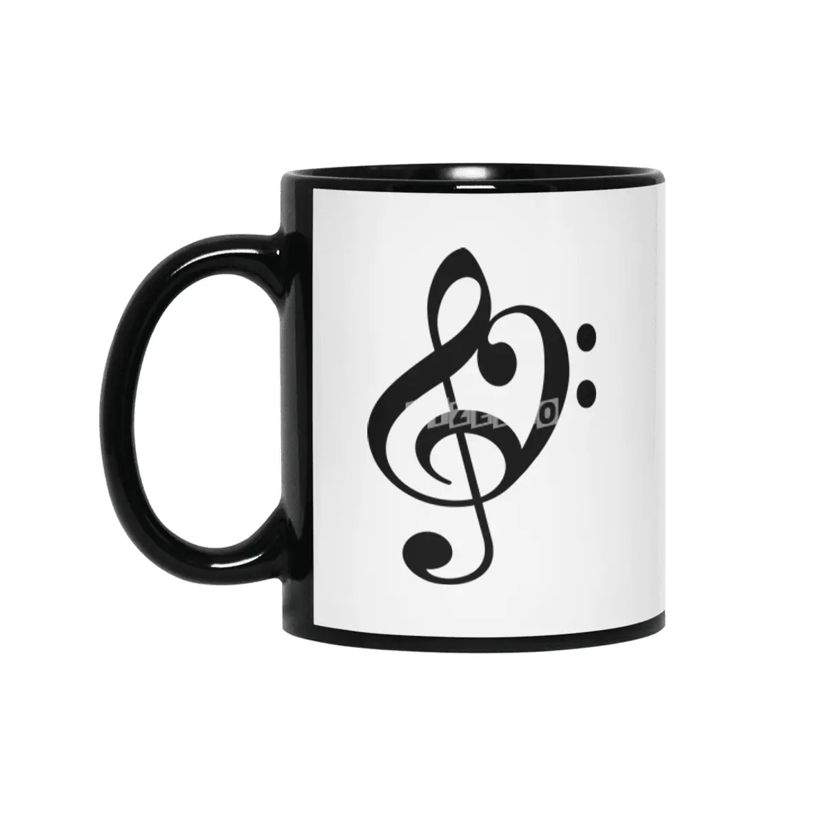 Bass is in Treble Siyah Kupa