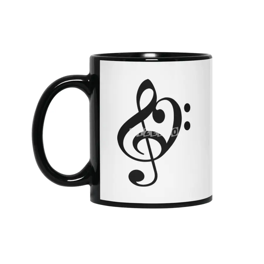 Bass is in Treble Siyah Kupa