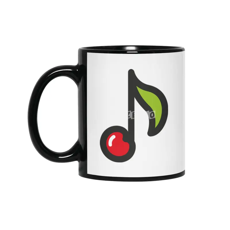 Cherry song Siyah Kupa