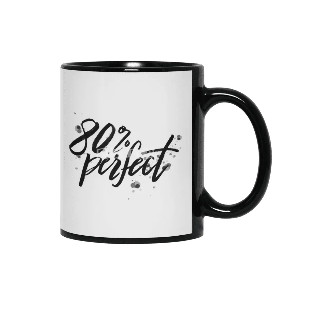 80% Perfect - Black Siyah Kupa