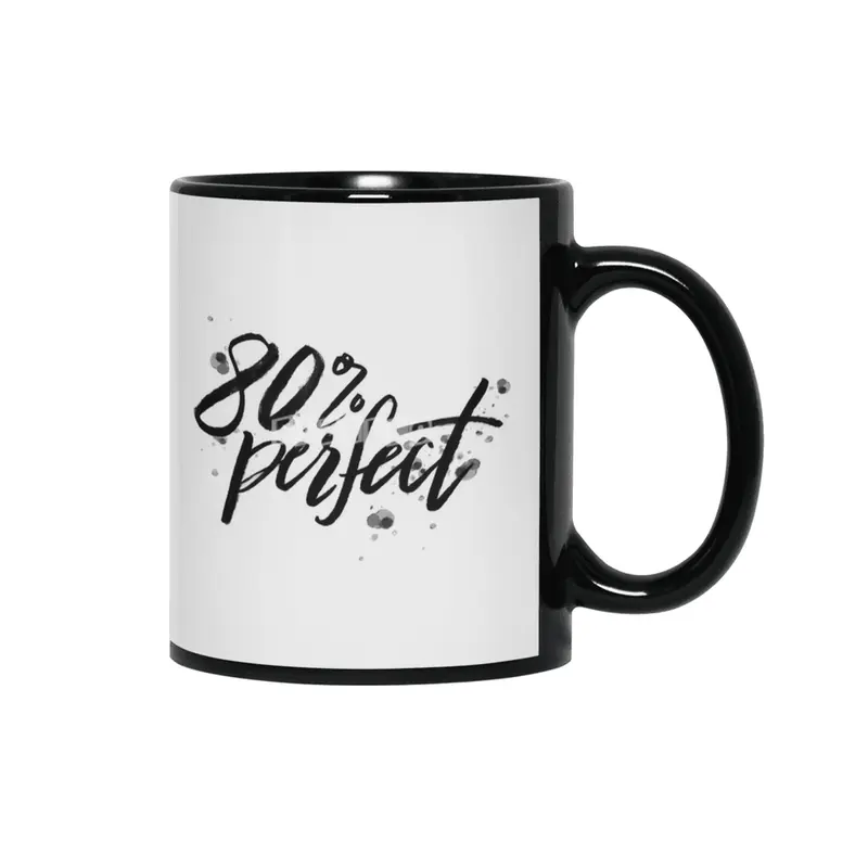 80% Perfect - Black Siyah Kupa