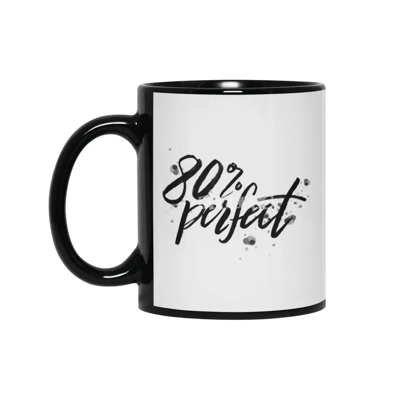 80% Perfect - Black Siyah Kupa