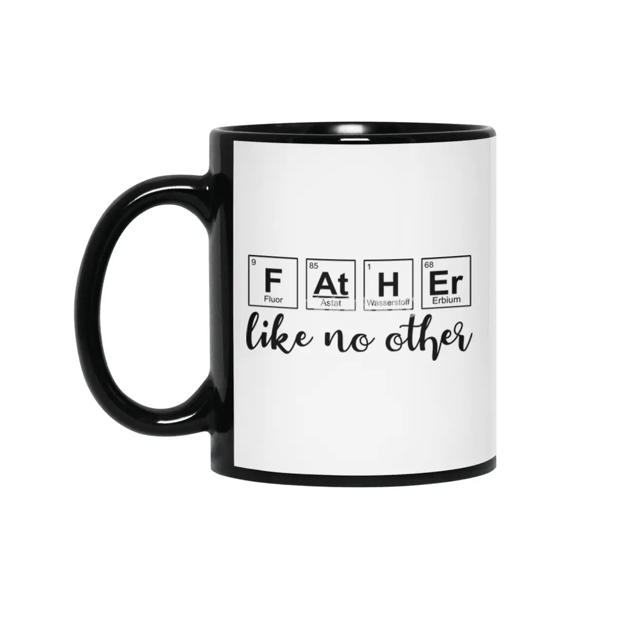 Best Dad Proud Father Fathers Day Periodic Table Siyah Kupa