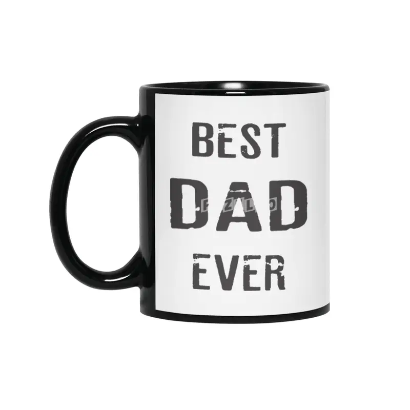 BEST DAD EVER Siyah Kupa
