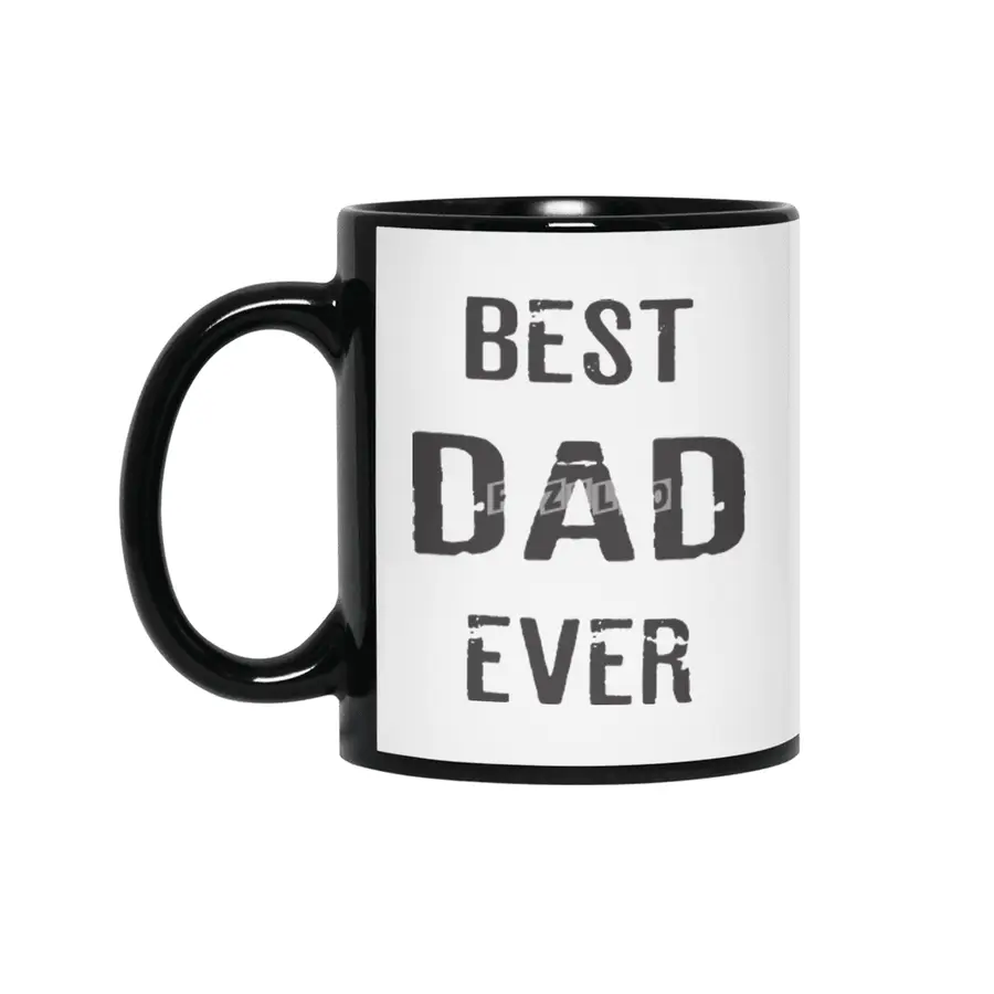 BEST DAD EVER Siyah Kupa