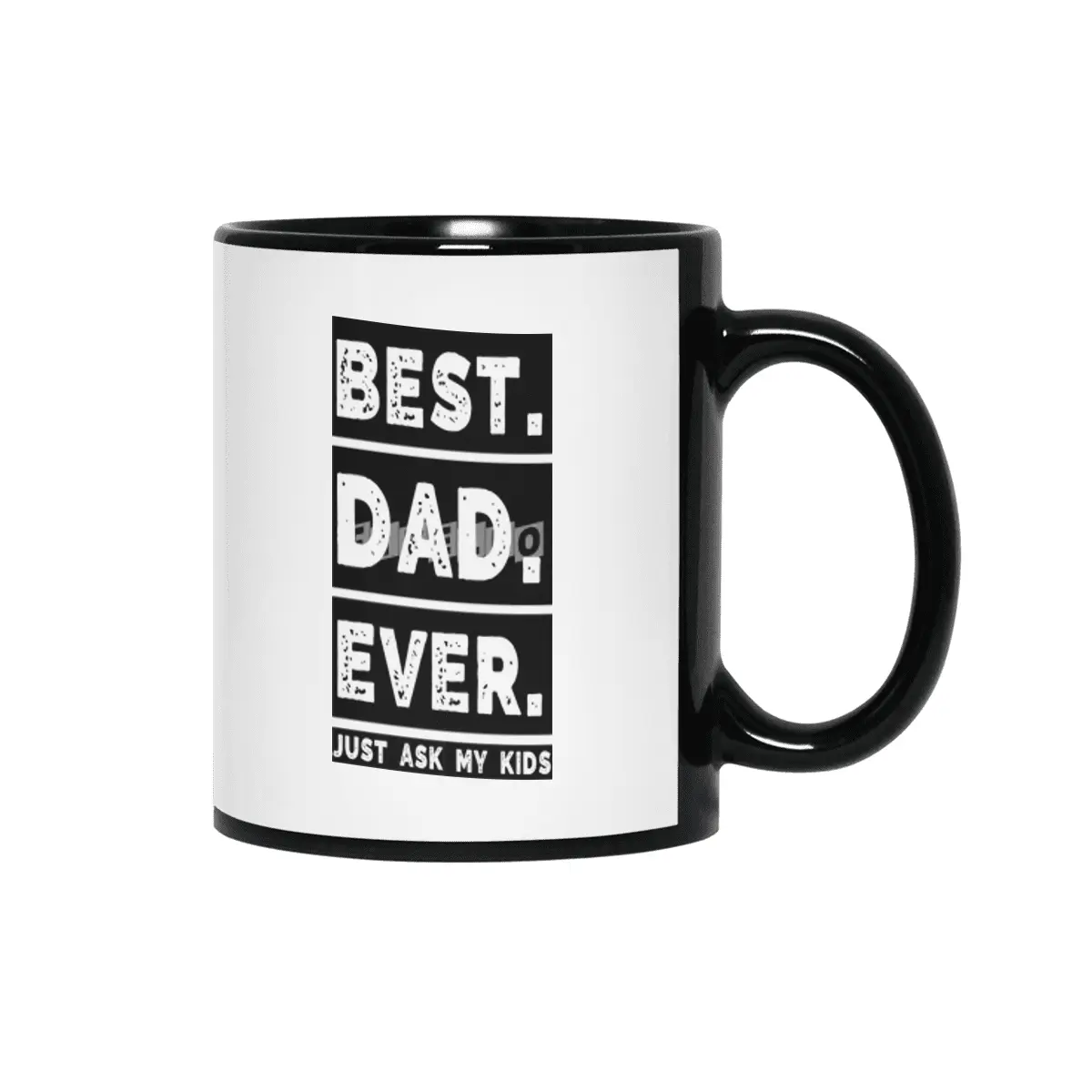 Best Dad Ever Siyah Kupa