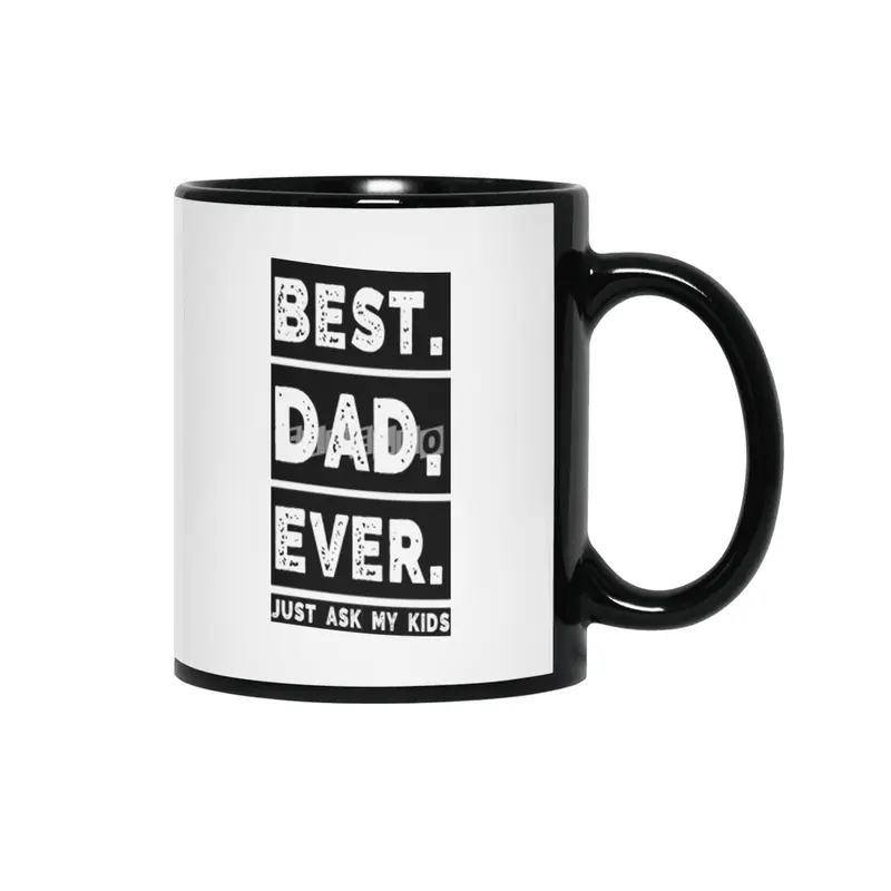 Best Dad Ever Siyah Kupa