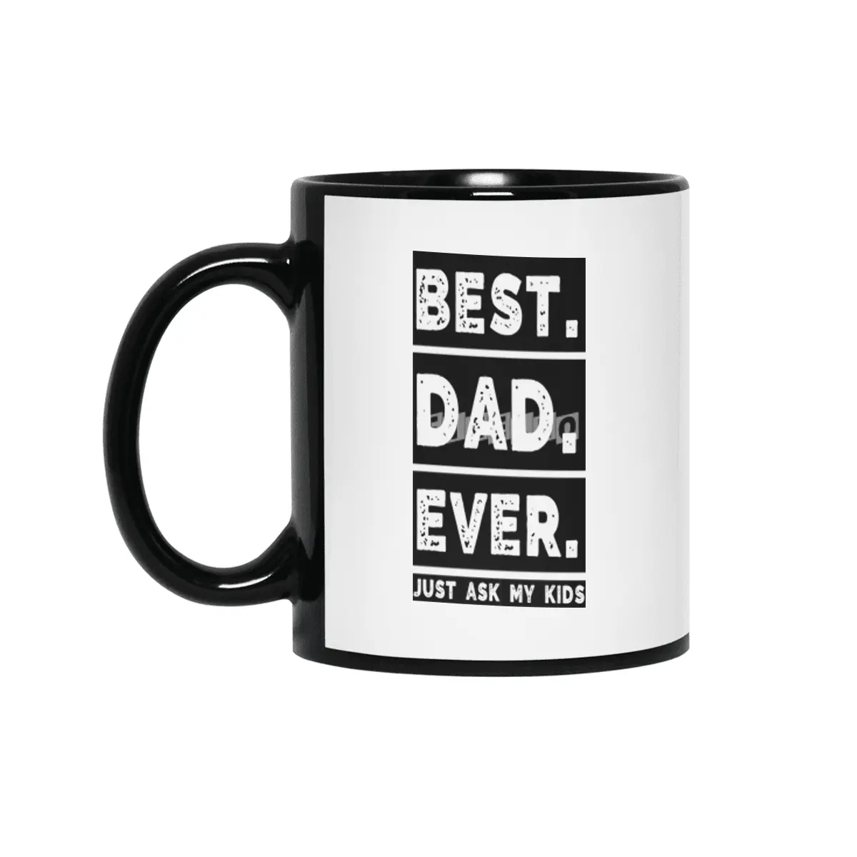 Best Dad Ever Siyah Kupa