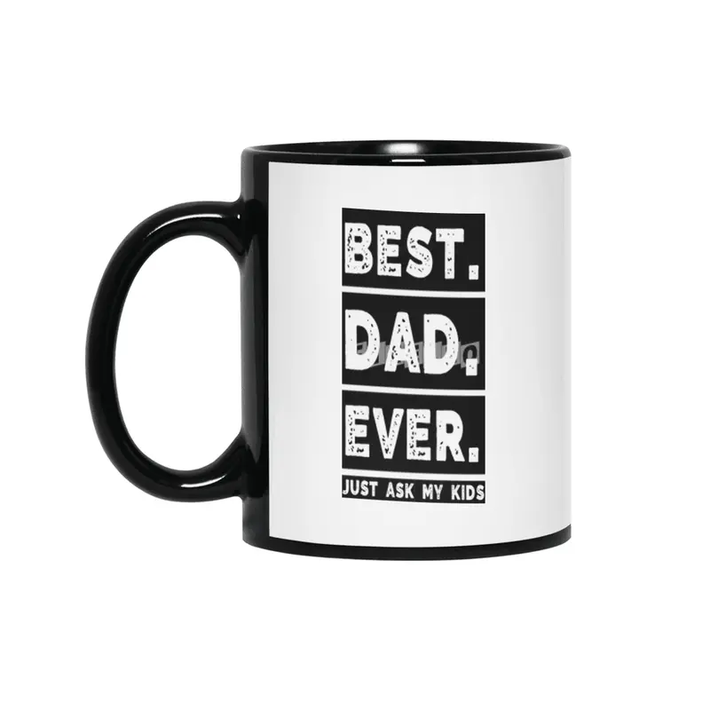 Best Dad Ever Siyah Kupa